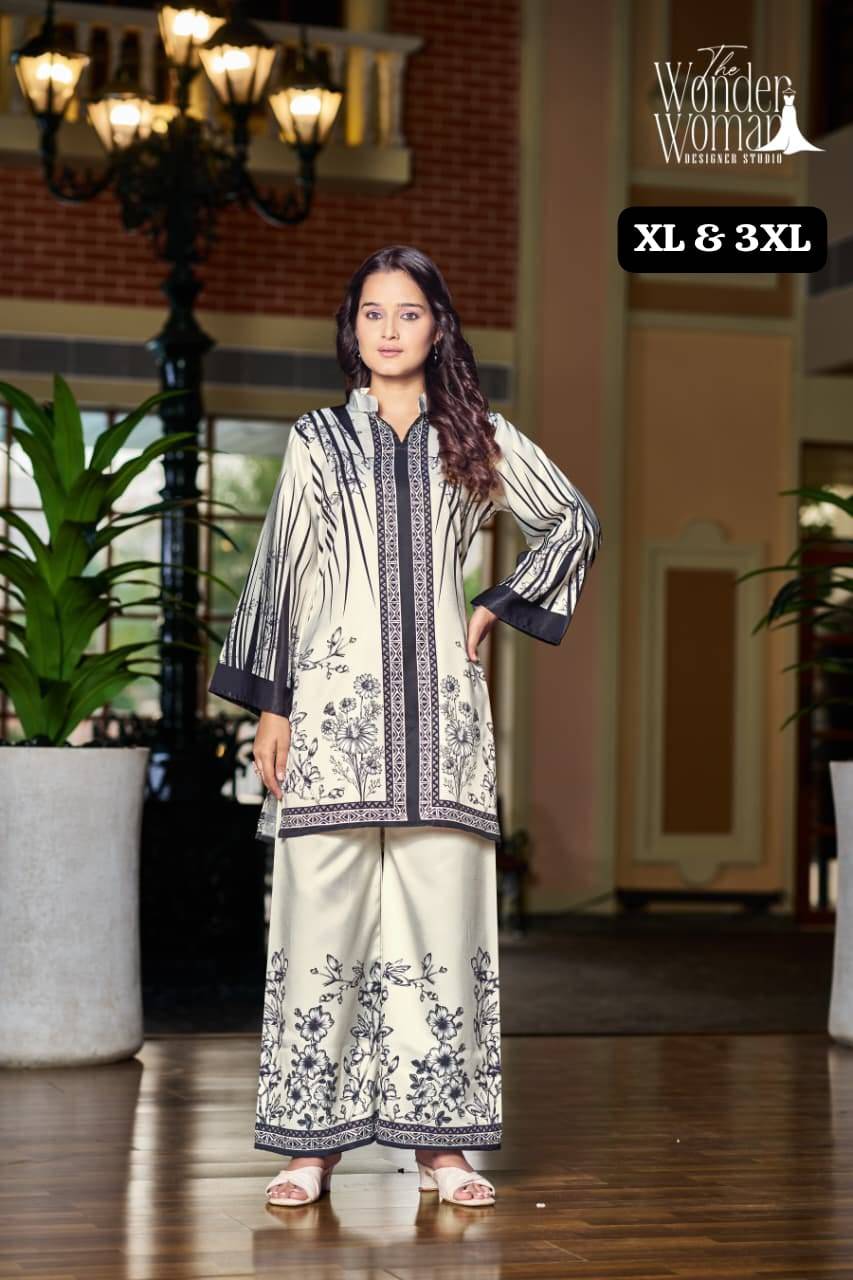 Aesthetic By wonder woman 1001 to 1006 Series Designer Collection Viscose Co-ord Set At Wholesale Price